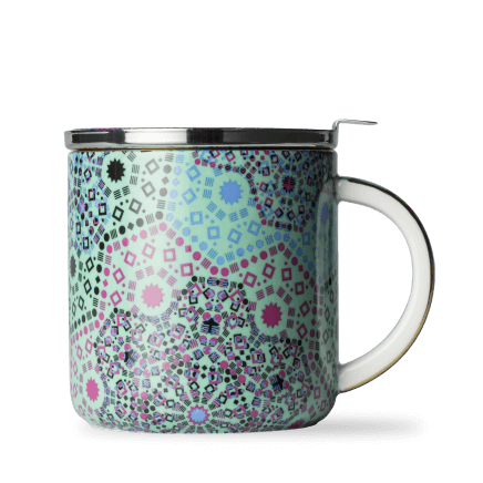 Moroccan Tealeidoscope Aqua Mug With Infuser