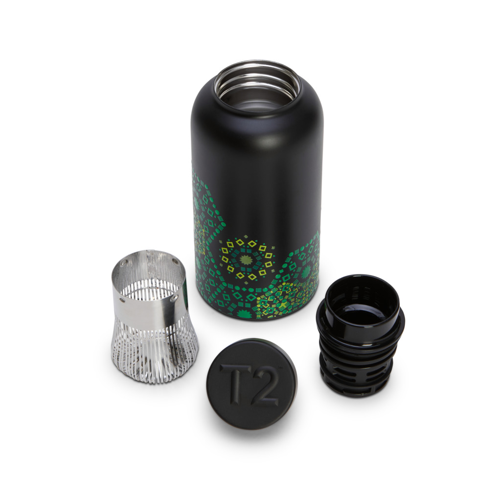 T2 Boxed Stainless Steel Matcha Flask Moroccan Tealeidoscope image number 2