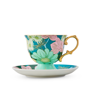 ★人気★/チャイニーズタイガー/Cup&Saucer/グリーン 47/CLEAN UP/YOKOHAMA/Bシンボル/グリーン（4582758797877