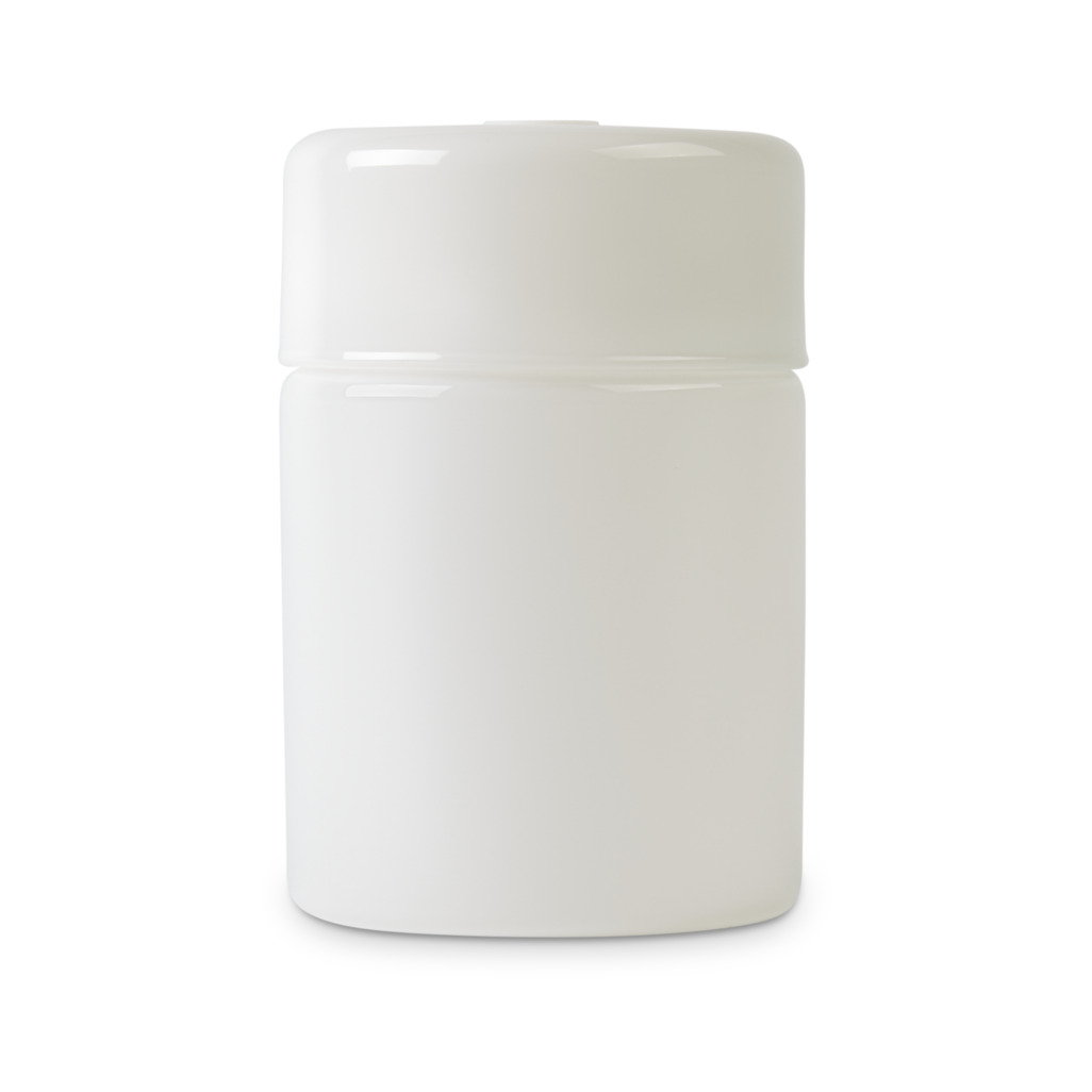 Glass Storage Jar White image number 0
