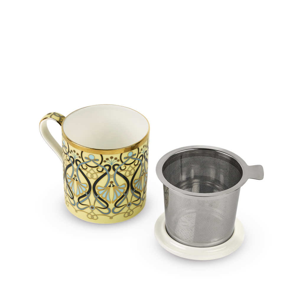 Boxed Toulouse Mug With Infuser Lemon image number 3