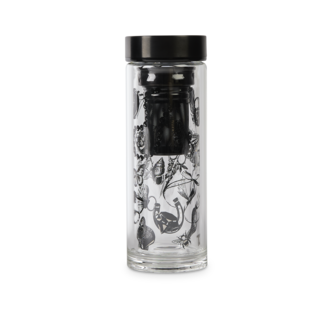 T2 Boxed Double Walled Glass Flask Curios