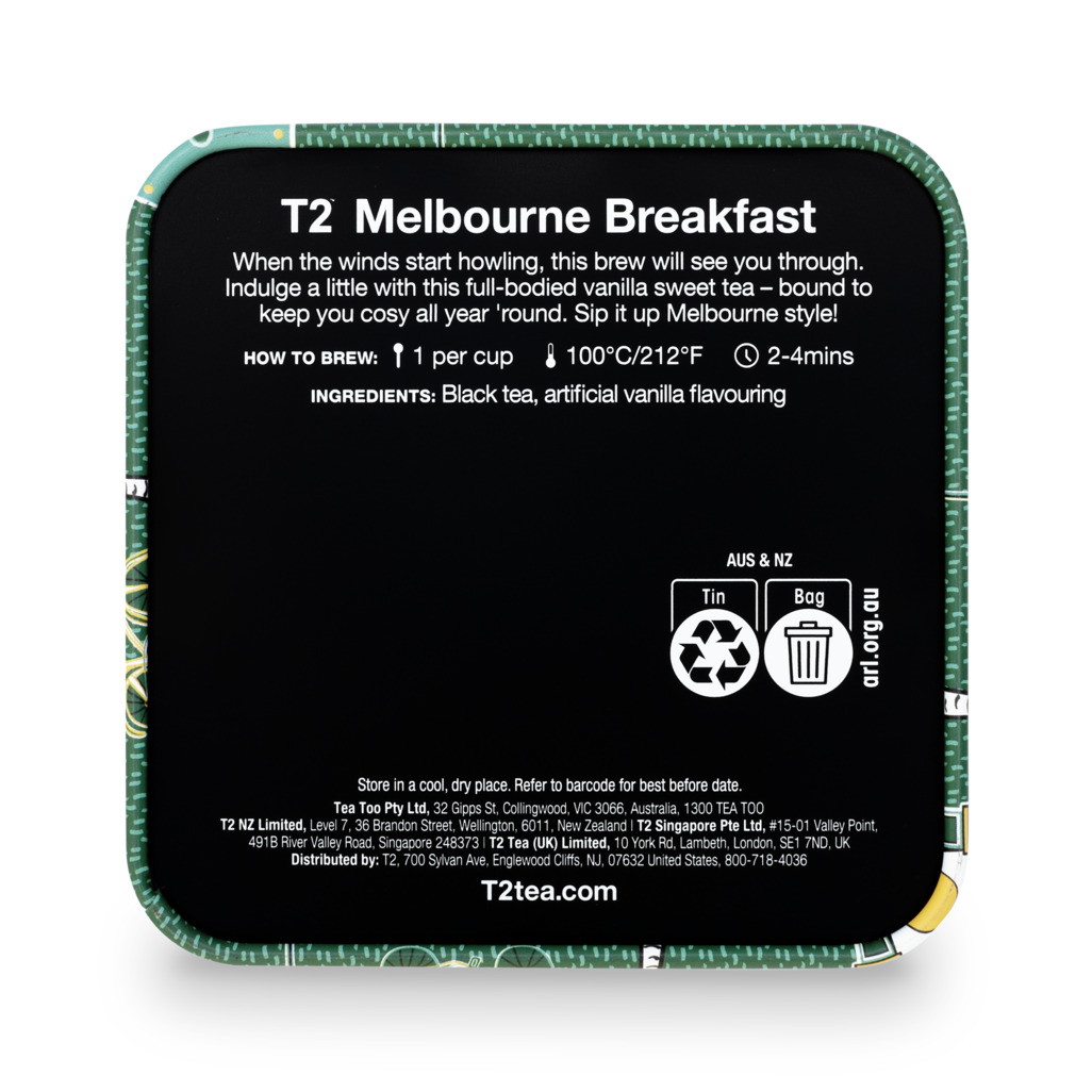 Melbourne Breakfast Loose Leaf Icon Tin 100g image number 3
