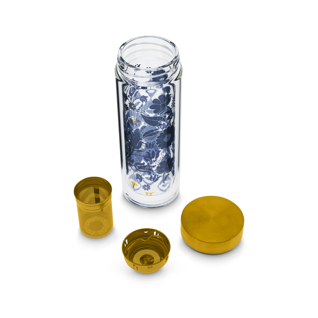 T2 Boxed Double Walled Glass Flask Marigold Soul image number 2