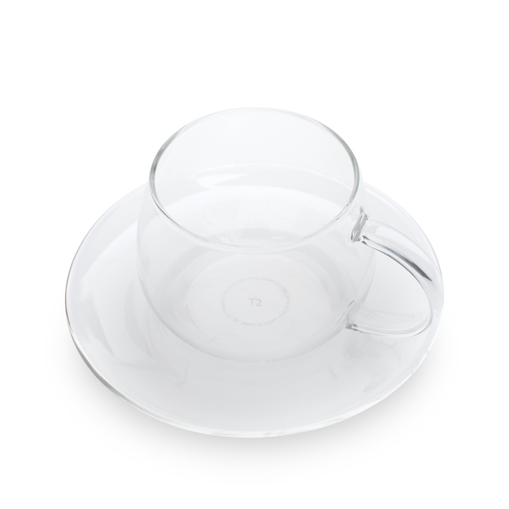 Classier Glassier Glass Cup & Saucer image number 2