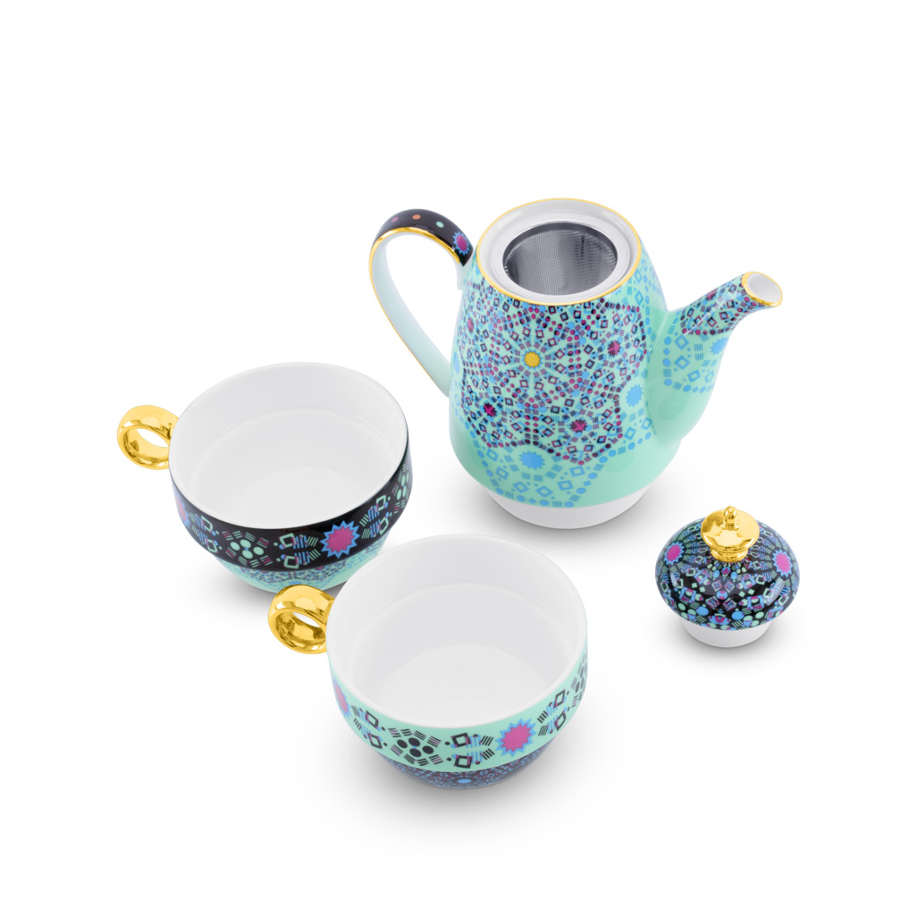 Moroccan Tealeidoscope Aqua Tea For Two image number 5