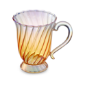 Valentina Glass Pretty Mug Peach image number 0