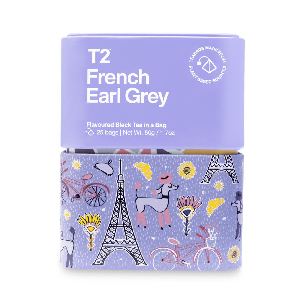 French Earl Grey Tea Bag Icon Tin 25 pack image number 2