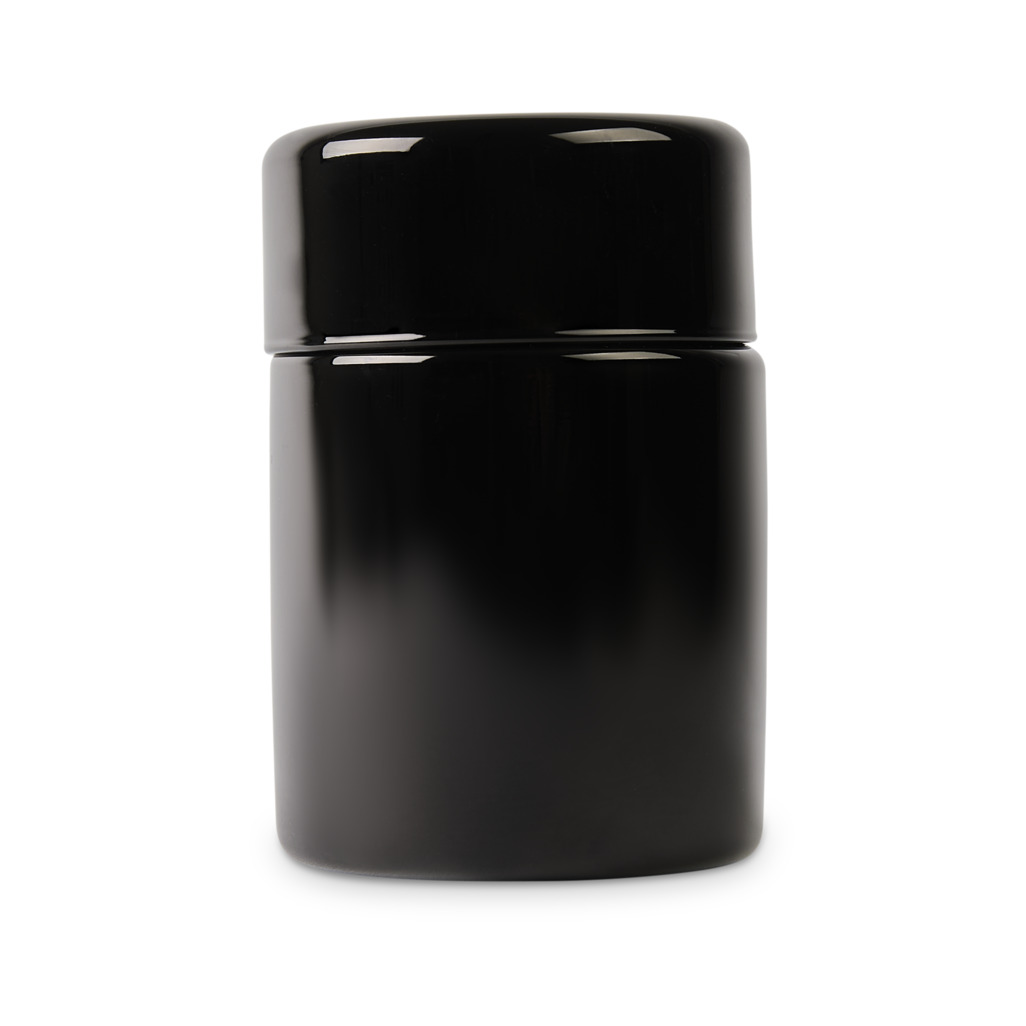 Glass Storage Jar Black image number 0