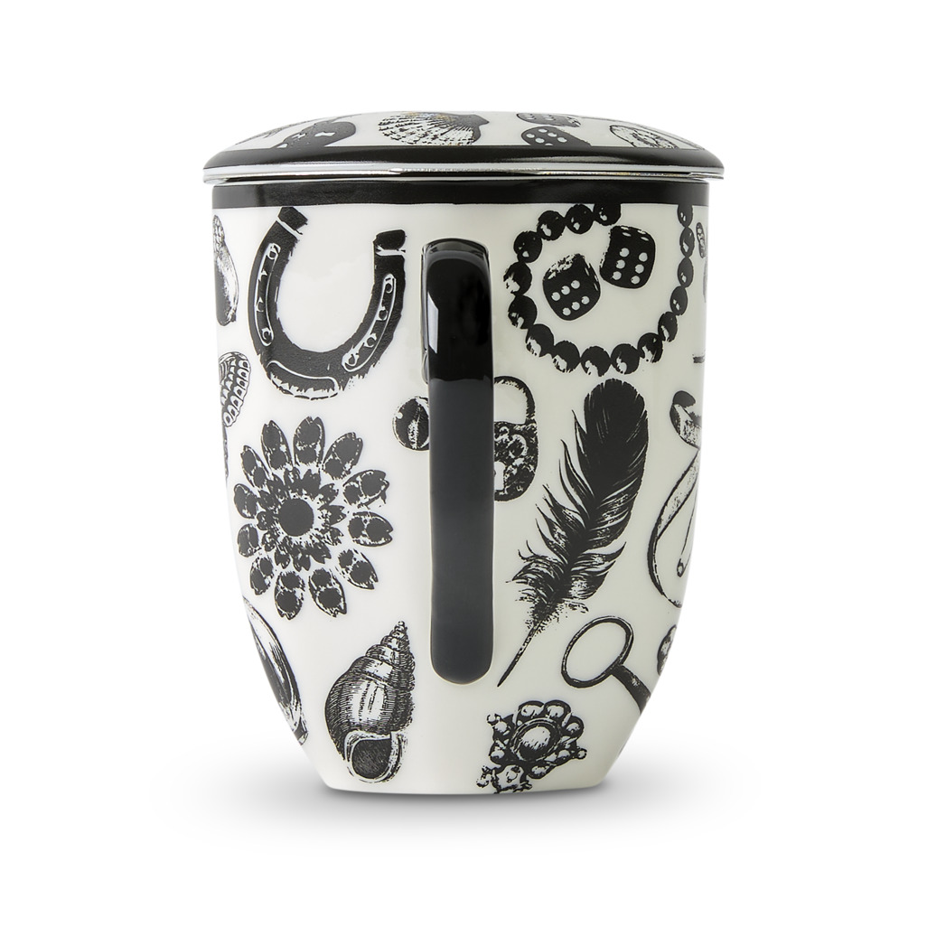 Curios Mug With Infuser Black image number 2