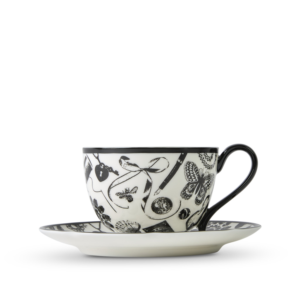 Curios Cup & Saucer Black image number 1