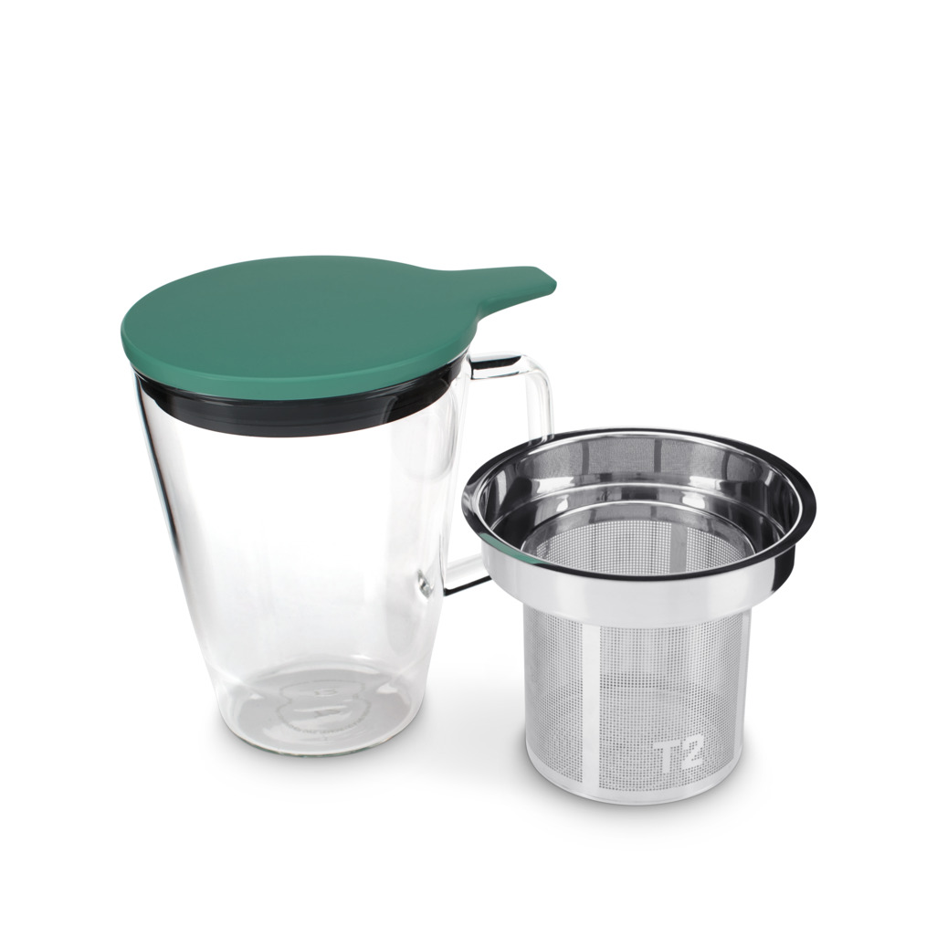 T2 Teaset Glass Aqua Teamug image number 1