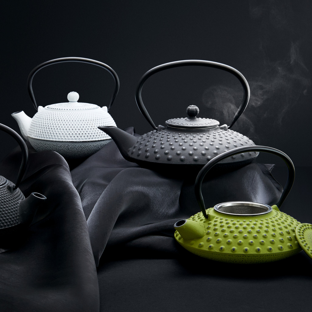 Cast Iron Teapot Hobnail Small Black 600ml image number 6