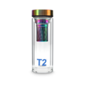 T2 Double Walled Glass Flask Rainbow image number 0