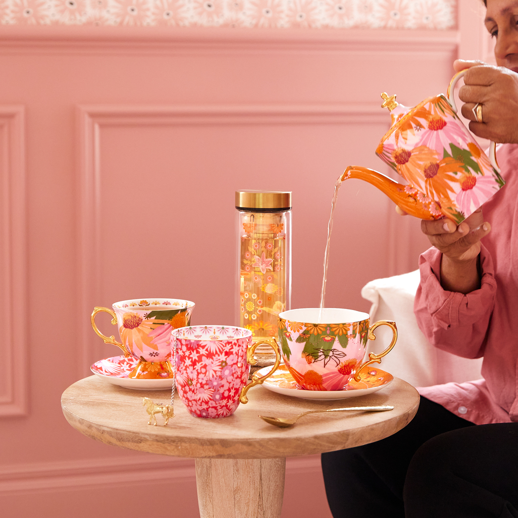 T2 Boxed Double Walled Glass Flask Bing Bang Bloom image number 6