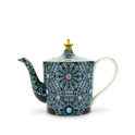 Moroccan Tealeidoscope Black Teapot Large image number 0