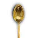 Paisley Gold Etched Teaspoon image number 1