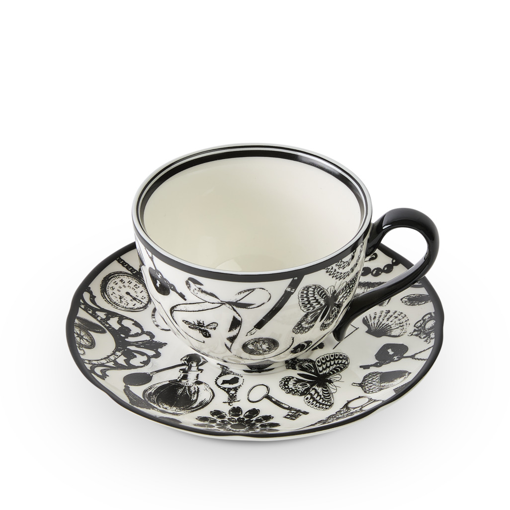 Curios Cup & Saucer Black image number 2