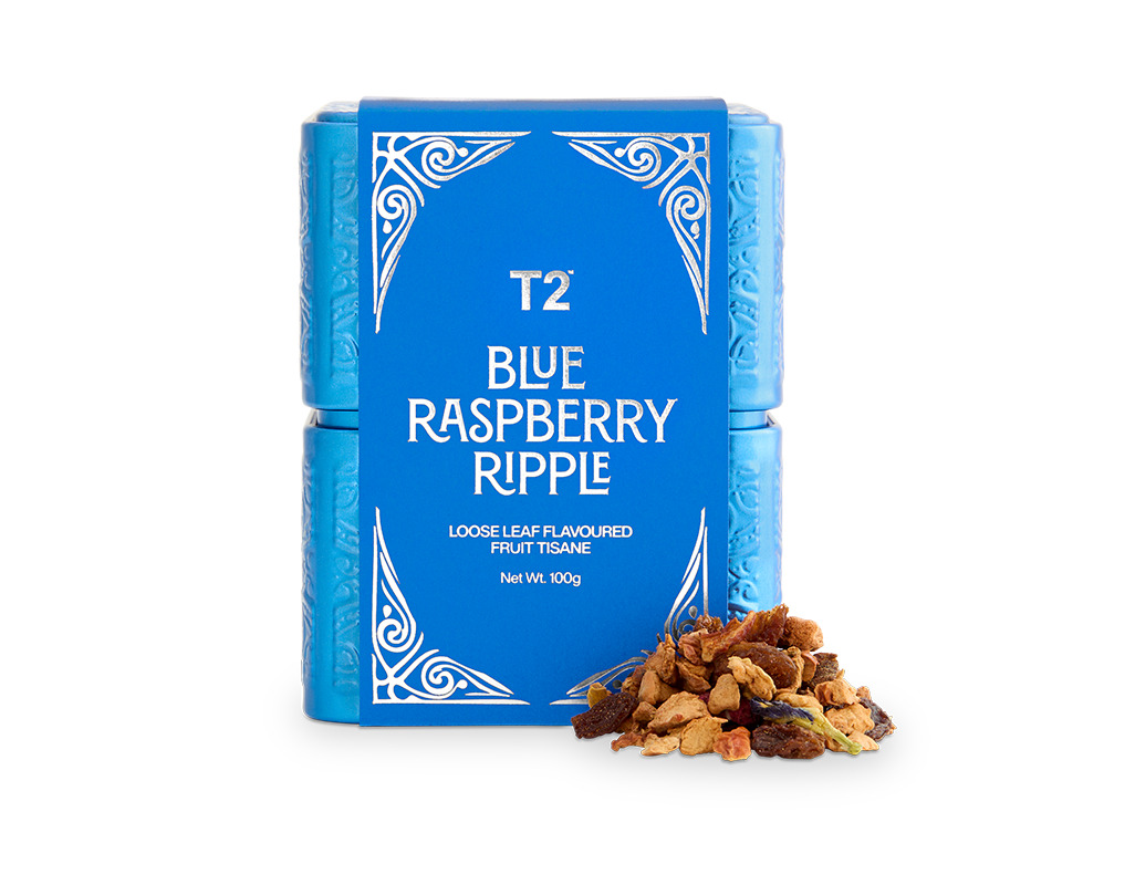 Blue Raspberry Ripple Loose Leaf Tin 100g image number 0