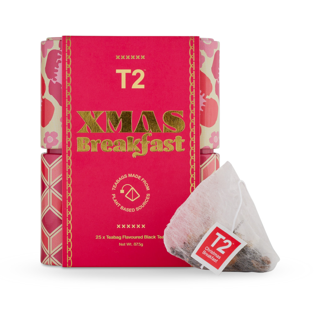 Christmas Breakfast Tea Bag Tin 25 pack image number 4