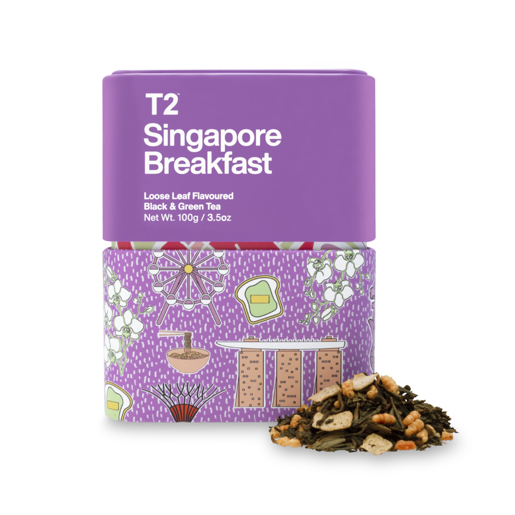 Singapore Breakfast Loose Leaf Icon Tin 100g image number 0