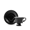 Ancora Cup & Saucer Black image number 0