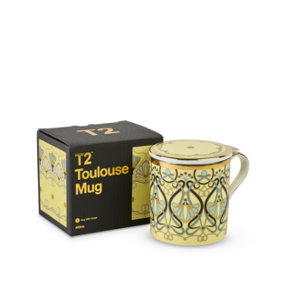 Boxed Toulouse Mug With Infuser Lemon