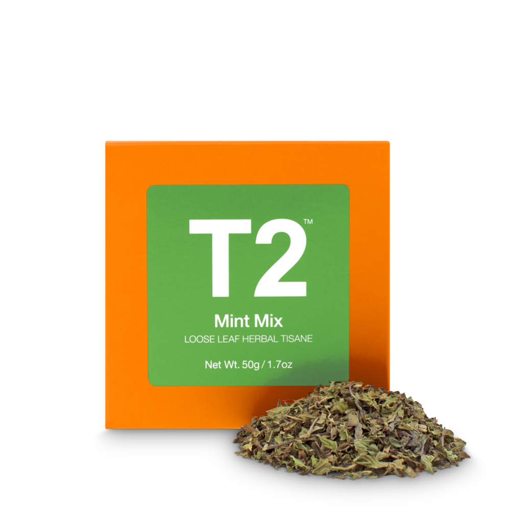 Mint Mix Loose Leaf Cube 50g Herbal & Floral Tea T2 Australia