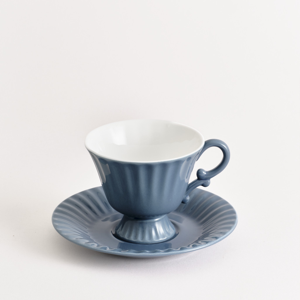 Ancora Cup & Saucer Blue image number 0