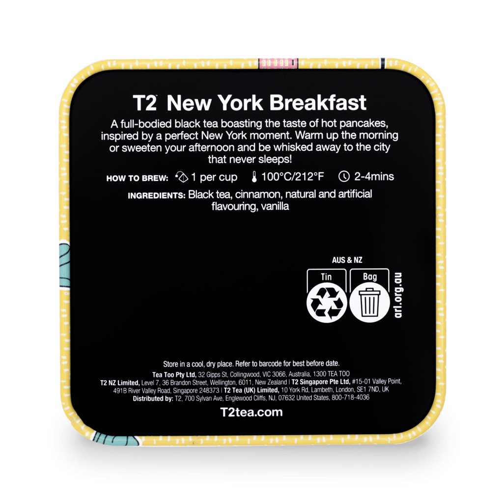 New York Breakfast Tea Bag Icon Tin 25 pack image number 3