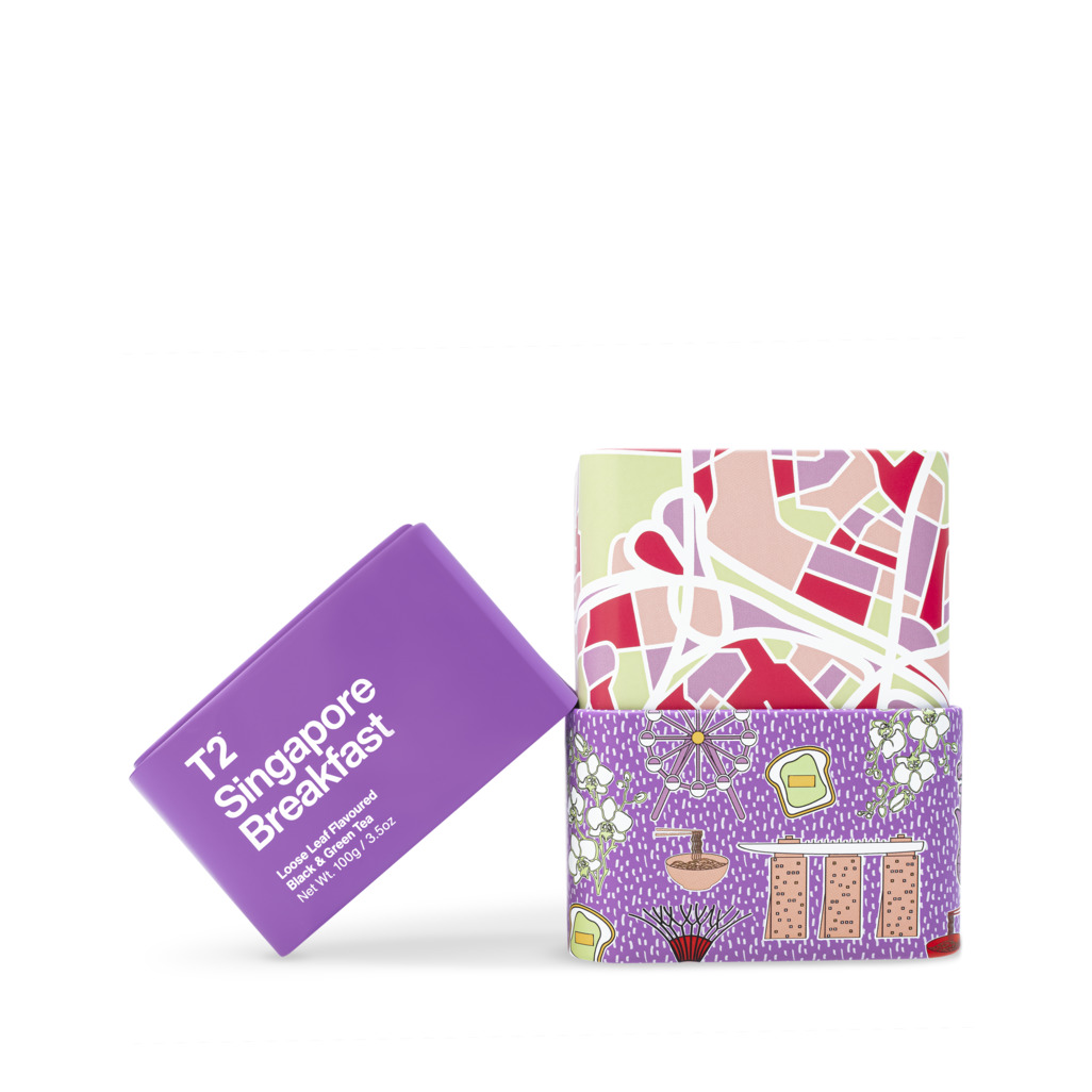 Singapore Breakfast Loose Leaf Icon Tin 100g image number 3