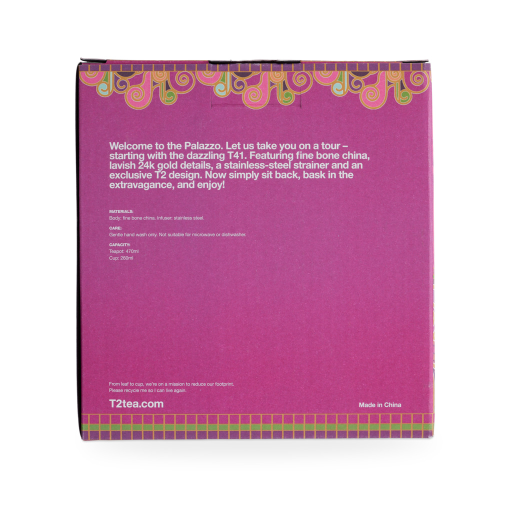 Boxed Palazzo Tea For One Purple image number 7