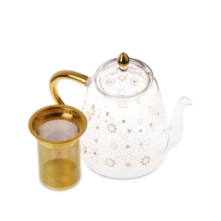 Bee Moroccan Glass Teapot