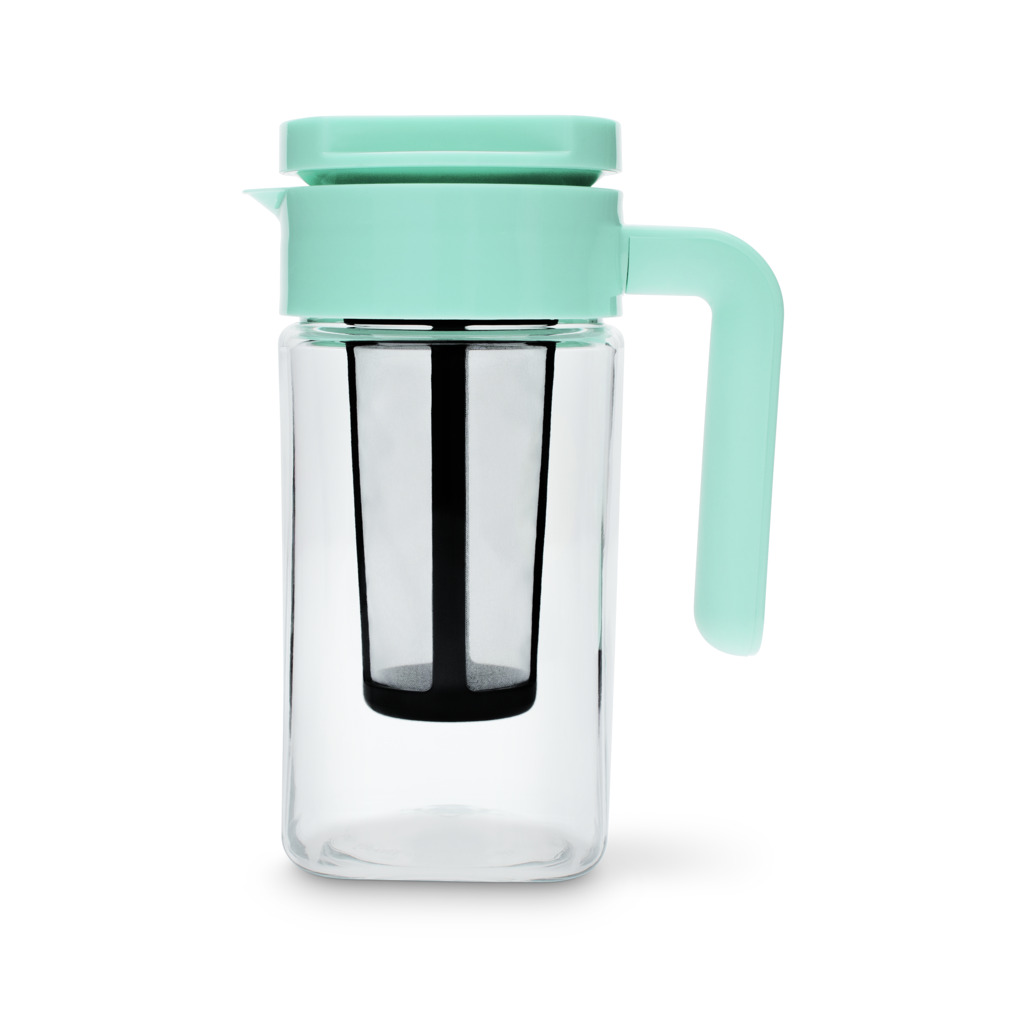 2 l Noir sans BPA avec infuseur amovible T2 Tea Jug-A-Lot Carafe à thé glacé 
