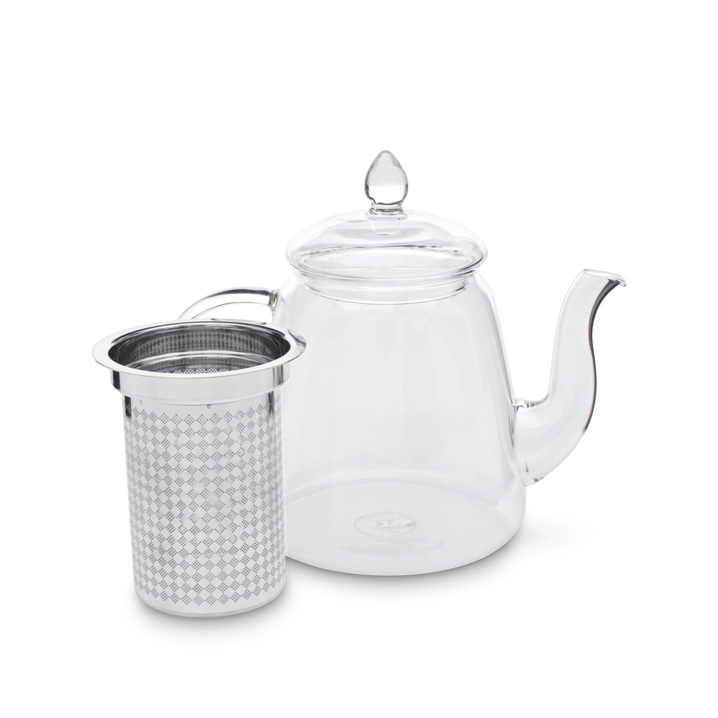 Classier Glassier Small Glass Teapot image number 1