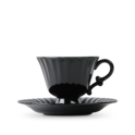 Ancora Cup & Saucer Black image number 1
