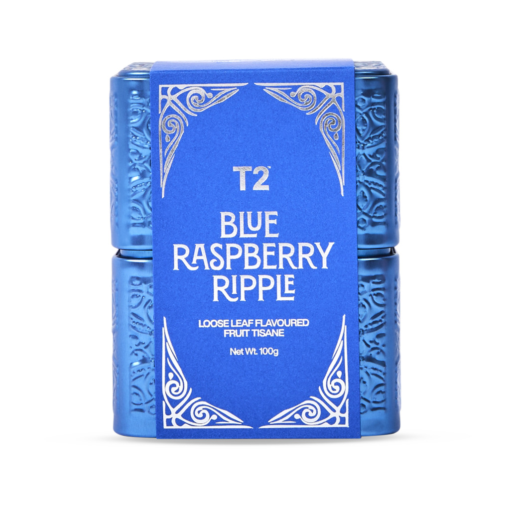 Blue Raspberry Ripple Loose Leaf Tin 100g image number 2