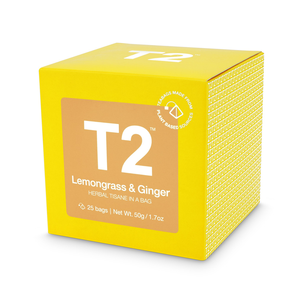 Lemongrass and Ginger Tea Bag Cube 25 pack image number 4