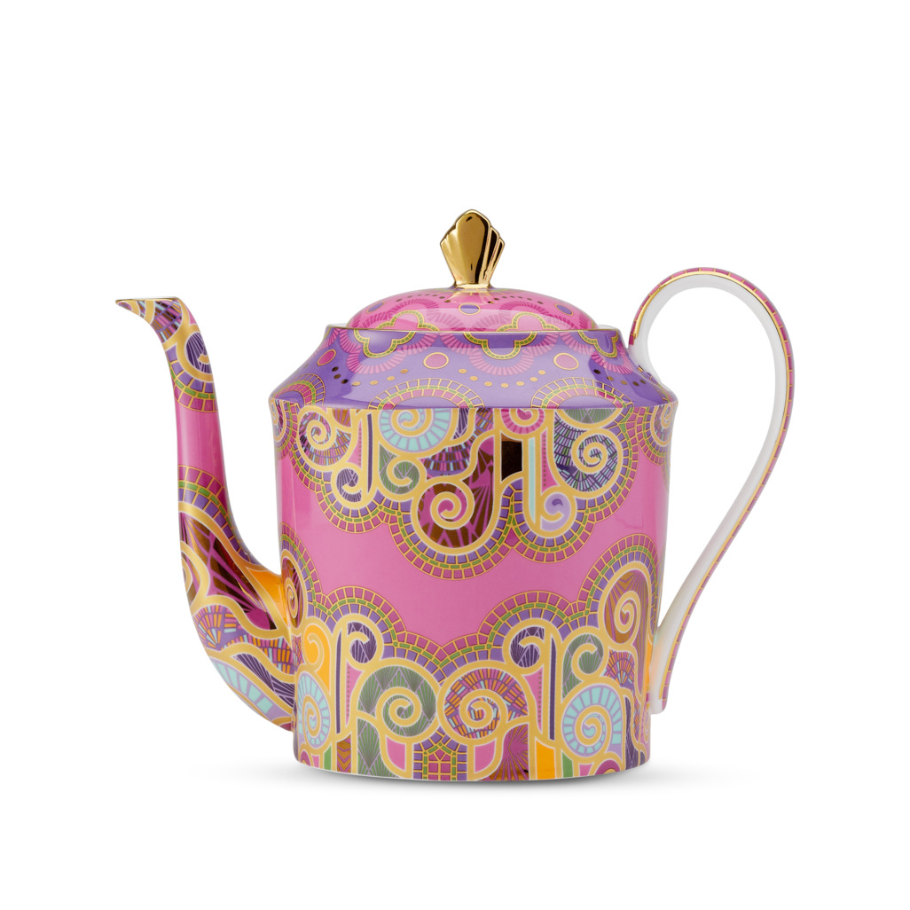 Palazzo Teapot Tall Purple image number 0