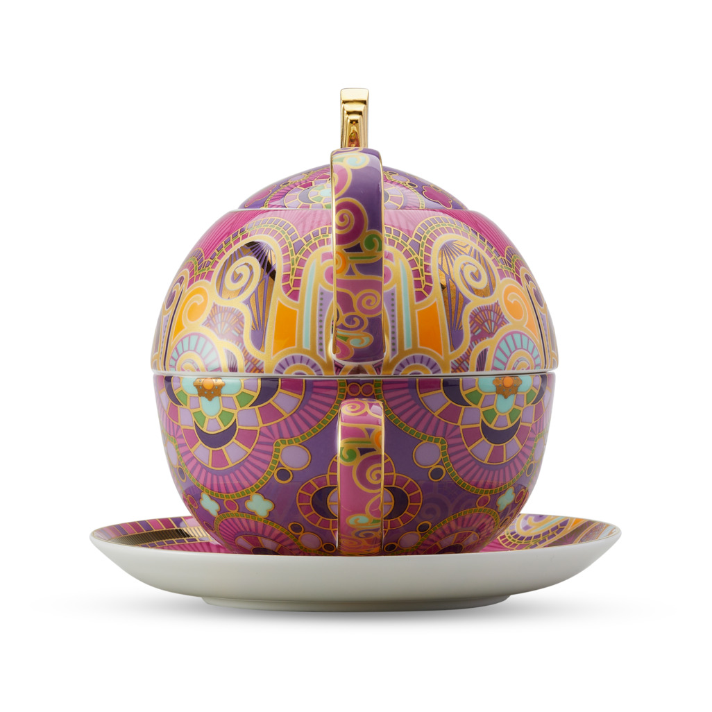 Boxed Palazzo Tea For One Purple image number 3