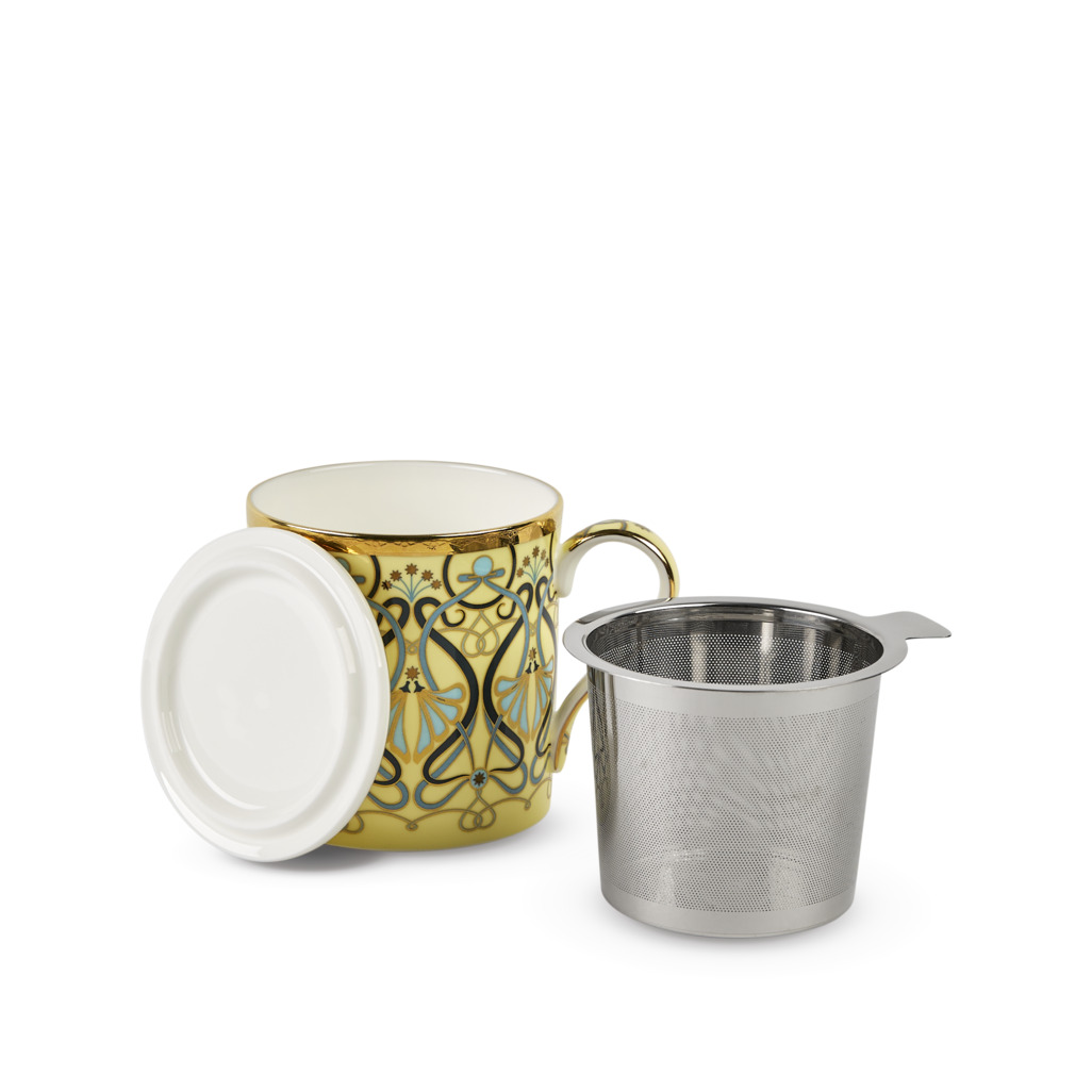 Boxed Toulouse Mug With Infuser Lemon image number 4