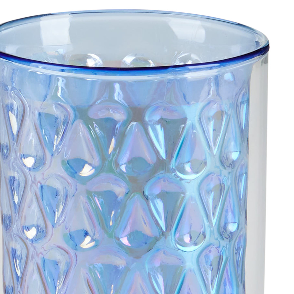 Droplet Delight Double Walled Glass Midnight Pearl image number 2