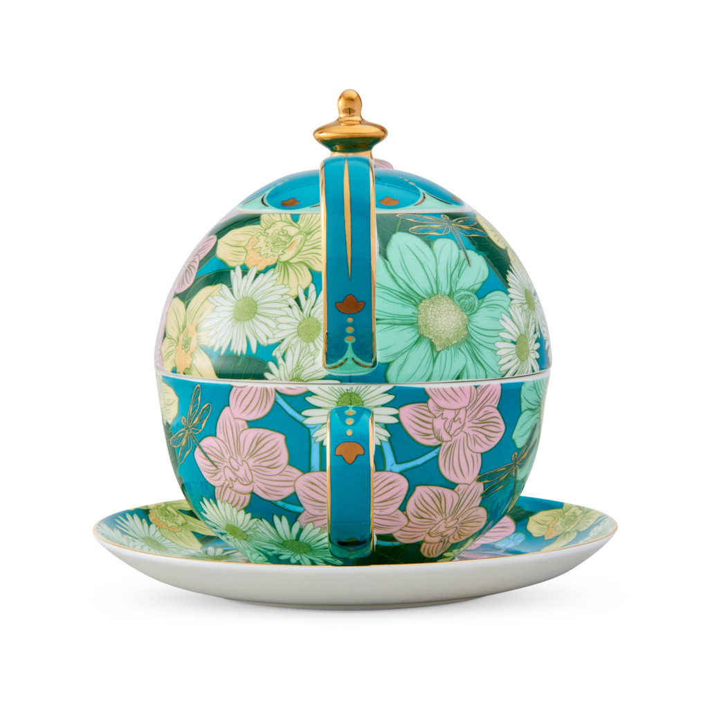 Boxed Enchanted Tea For One Turquoise image number 3