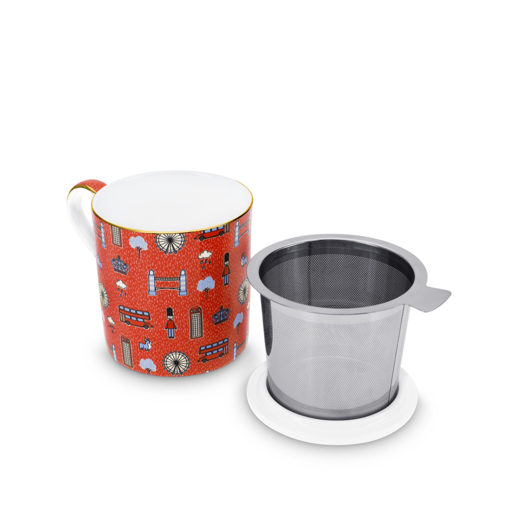 Iconic English Breakfast Mug with Infuser image number 4