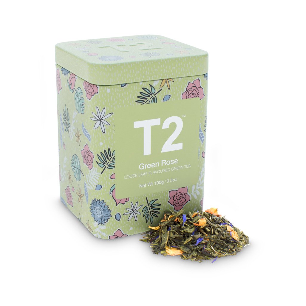 Green Rose Loose Leaf Icon Tin 100g image number 6
