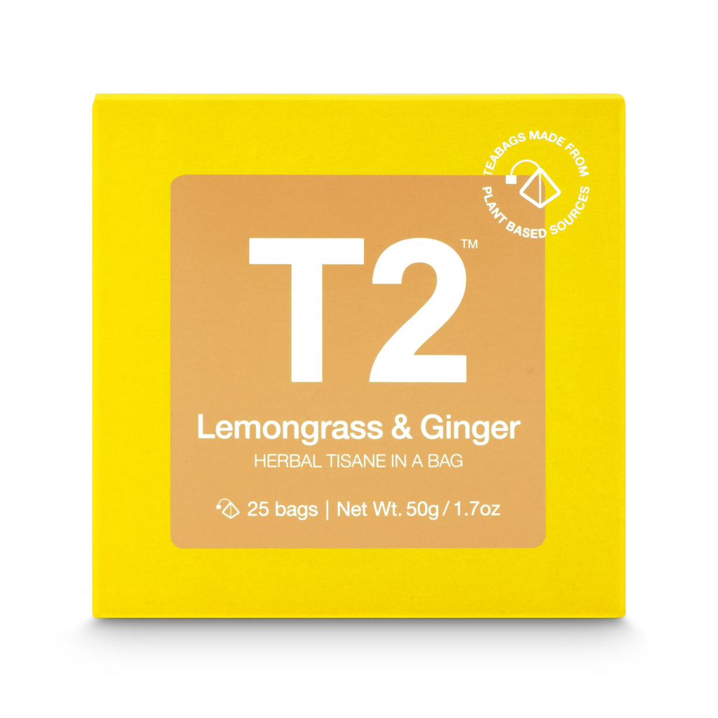 Lemongrass and Ginger Tea Bag Cube 25 pack image number 2
