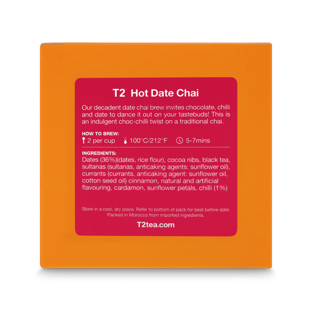Hot Date Chai Loose Leaf Cube 150g Shop all Teas T2 Australia