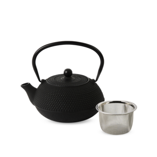 Cast Iron Teapot Hobnail Small Black 600ml