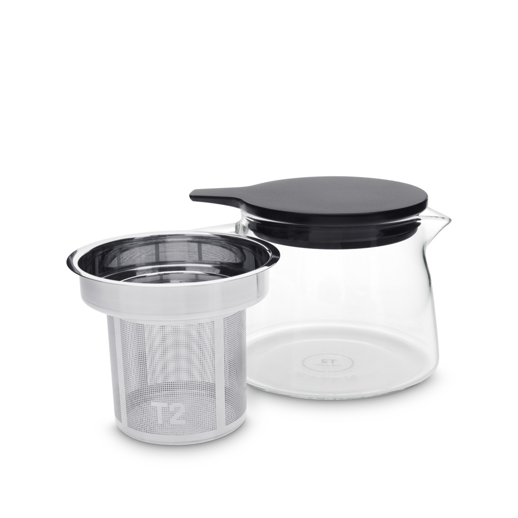 T2 Teaset Glass Small Teapot Black image number 4