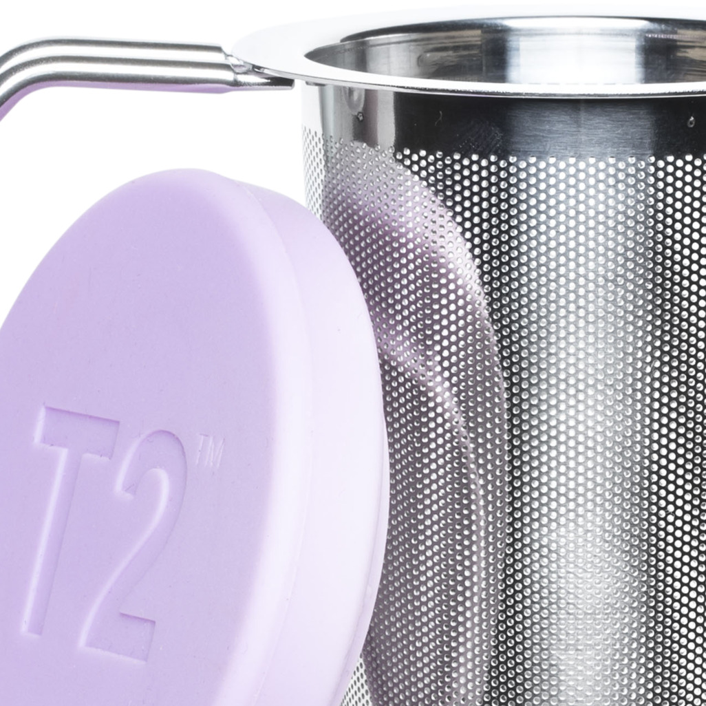 Basket Infuser With Silicone Lid Lilac image number 2